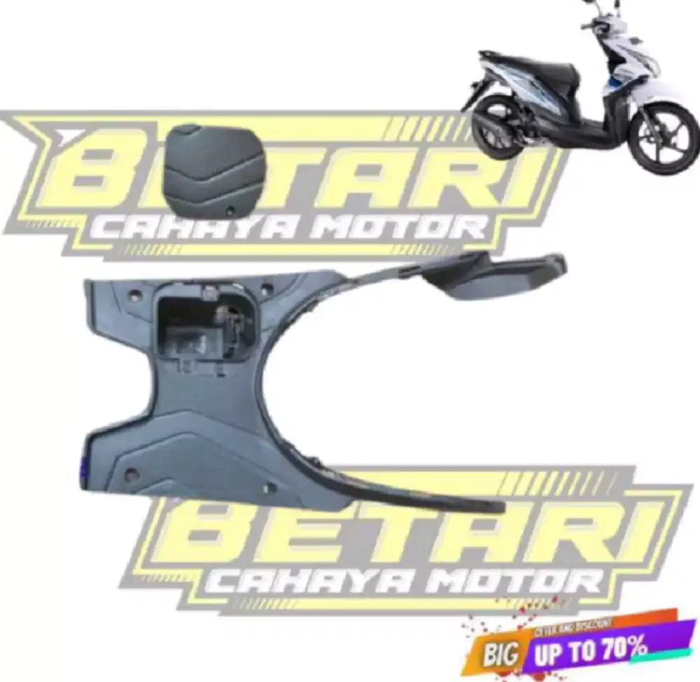 Dek injekan kaki motor Honda beat 2013