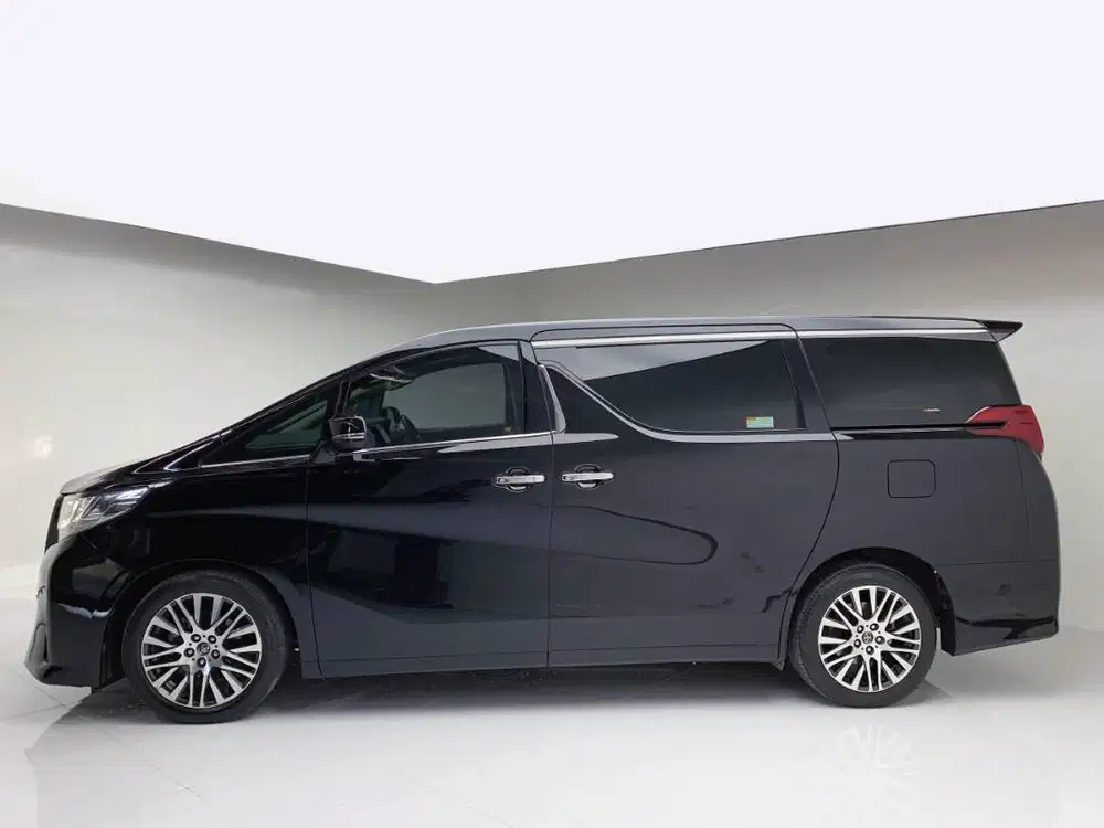 TOYOTA ALPHARD 2.5 G 2017 BLACK ON BEIGE