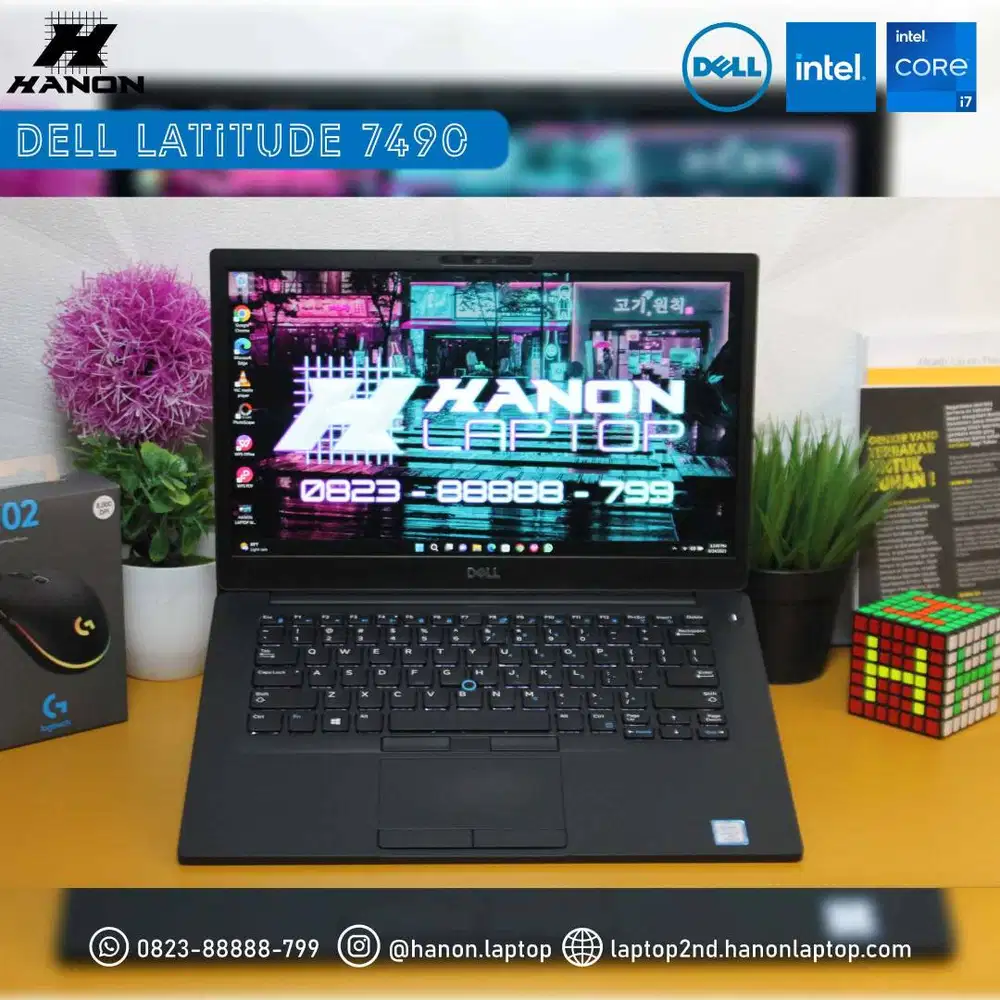 LIKENEW Dell Latitue 7490 Touchscreeen Core i5-8350u Ram 16GB SSD 512