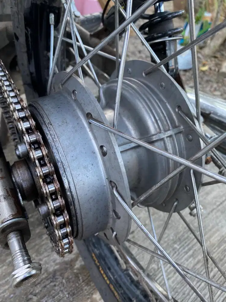 tromol belakang honda ftr original