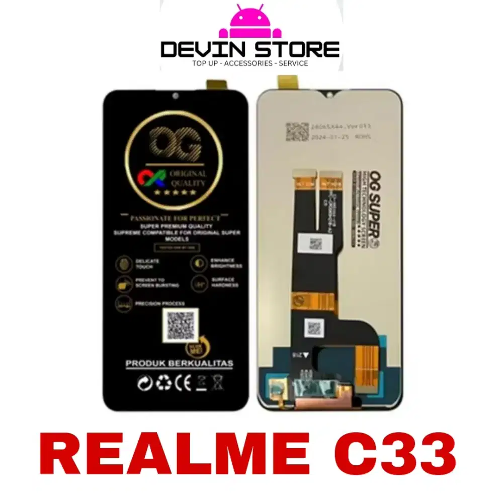 LCD Touchscreen Realme C33 - BISA DITUNGGU