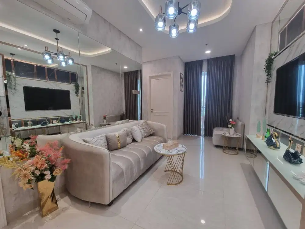 Dijual Apartemen 2+1 BR Full Furnished Mewah Dekat Central Park Mall