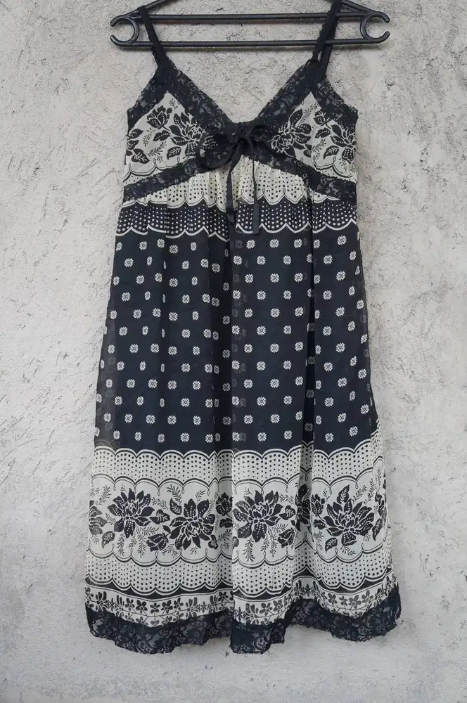 Dress Pantai |  Dress Bunga Brukat | Dress Dinas