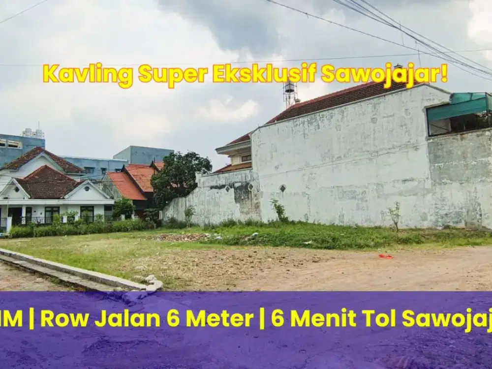 Kavling Pusat Kota Malang Sawojajar