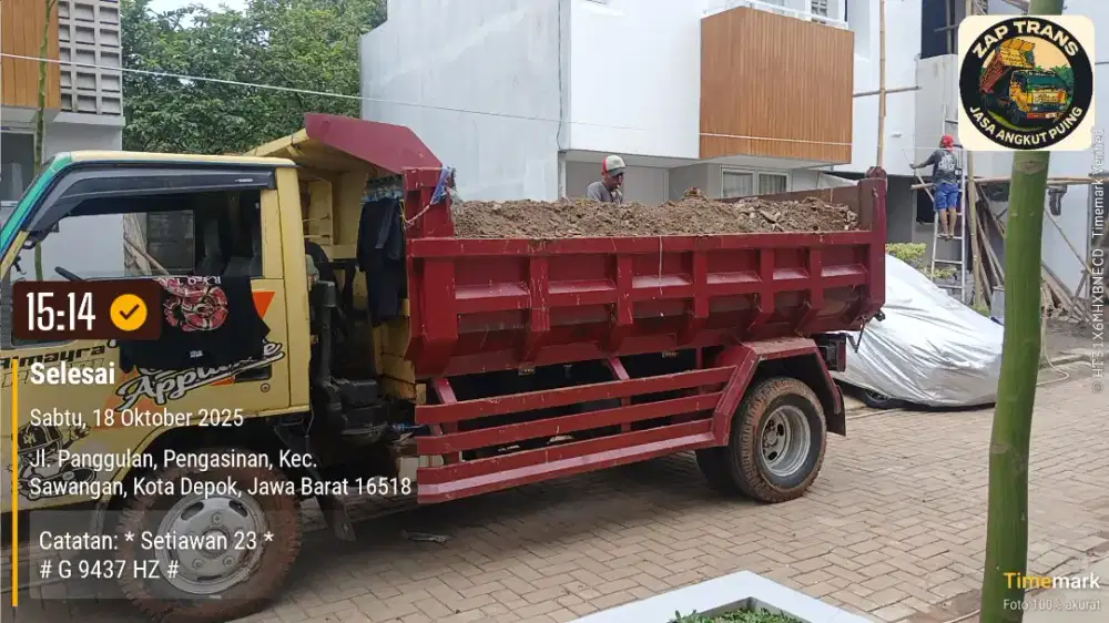 angkut puing sampah2 proyek