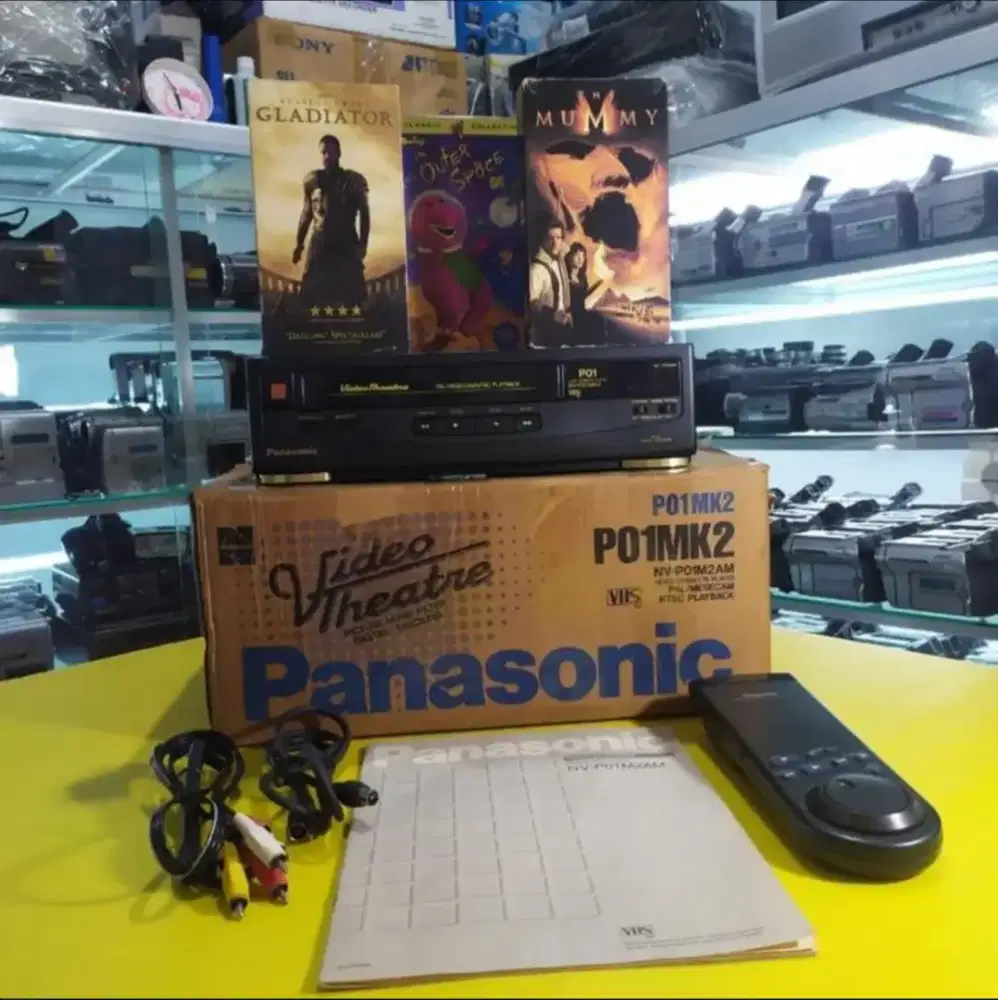 VIDEO CASSETTE PLAYER PANASONIC NV-PO1MK2 PLAYBACK  CASSETTE VHS LAMA