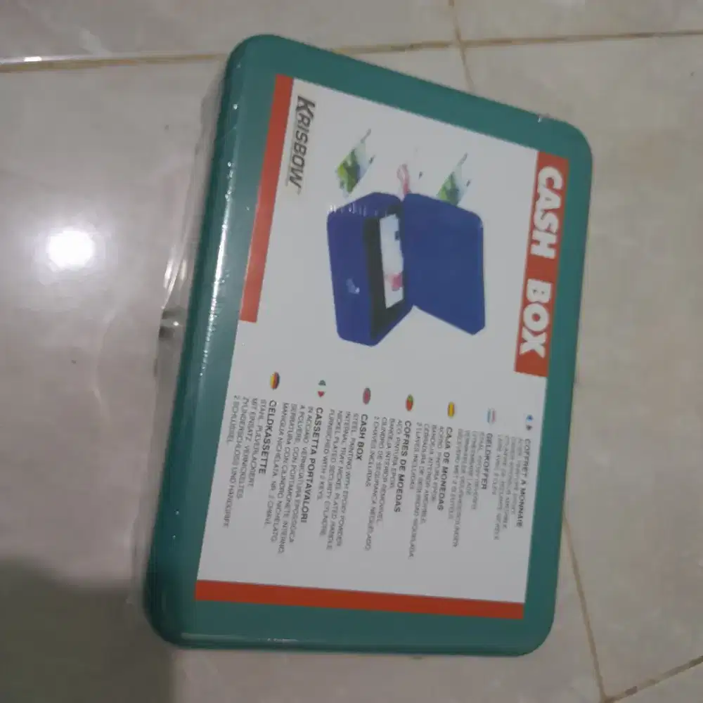 Cash Deposit Box  Krisbow 25CM Green - AZKO / ACE HARDWARE MSH BARU