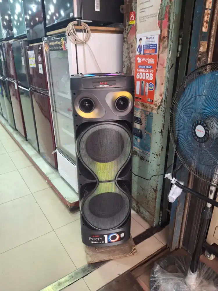SPEAKER SHARP 10 INCH PROMO KREDIT BUNGA RINGAN