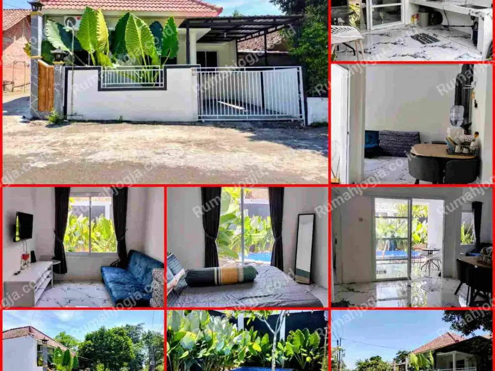 rumah sangat nyaman dengan kolam Kalitirto berbah
