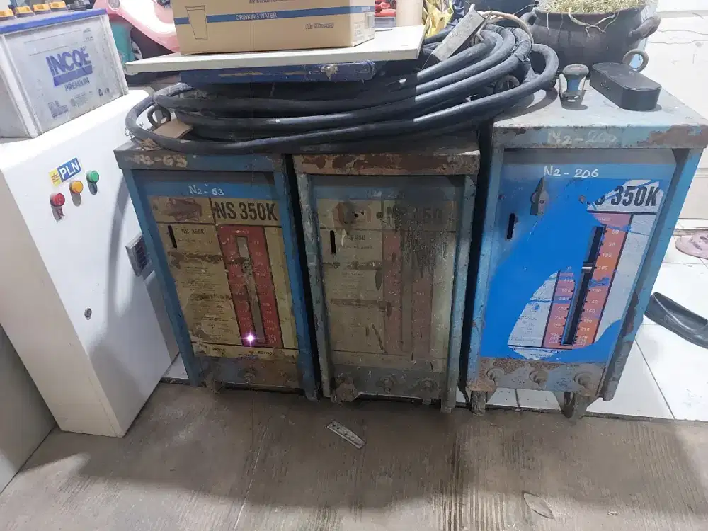 JUAL MESIN LAS 3 UNIT DAN TAMBANG KAPAL