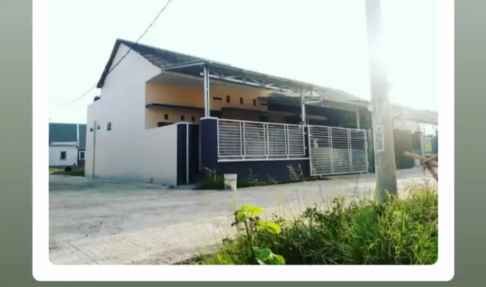 Disewakan rumah satu tahun