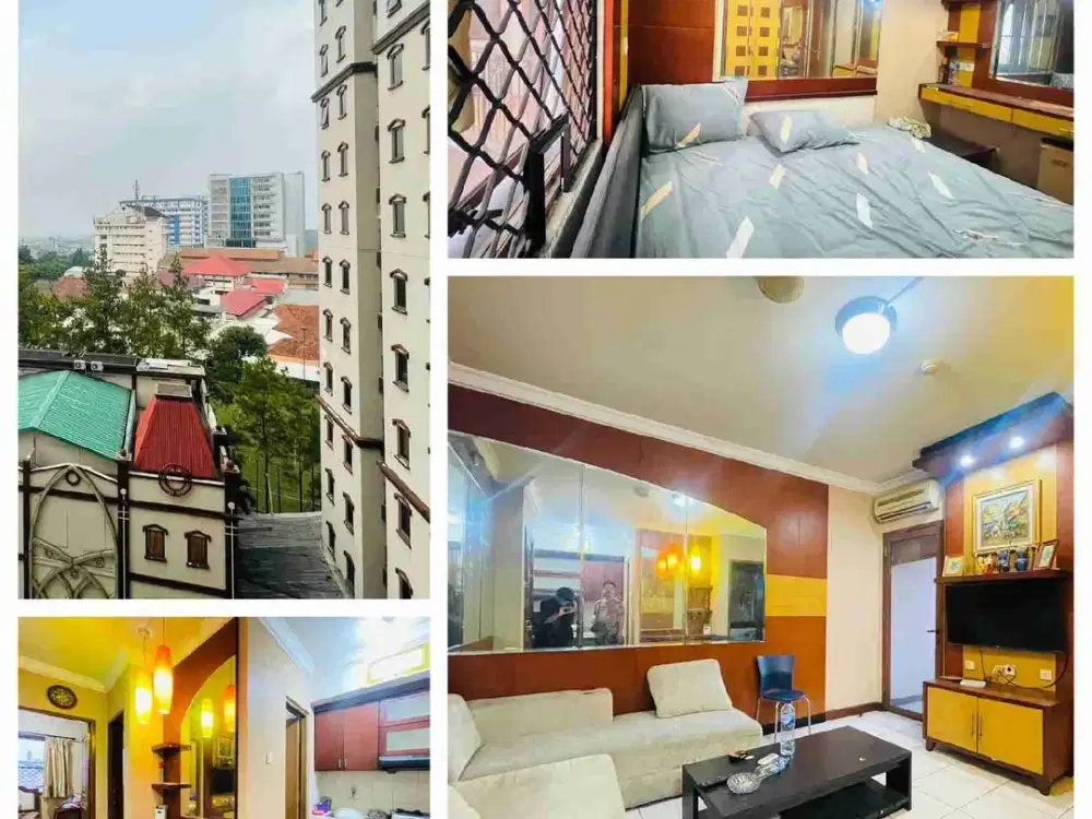 termurah! apartemen lux majesty 2 br furnish view maranatha bandung utara