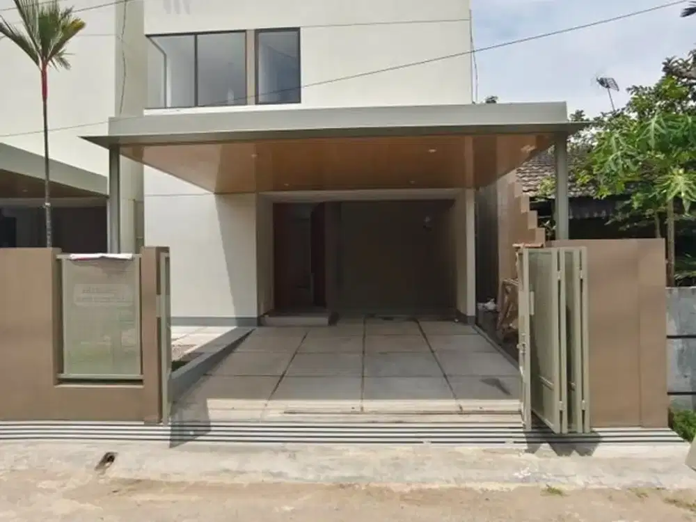 Rumah Baru 2 lantai Perpaduan Industrial tropis di Riung Kota Bandung Cipamokolan