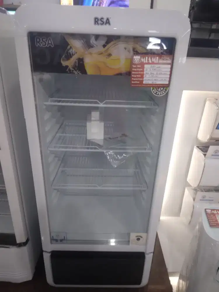 Showcase RSA : 200L, 180W, 3RACKS