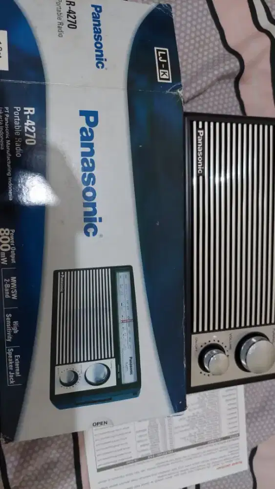 Radio panasonic MW SW R4270 langka