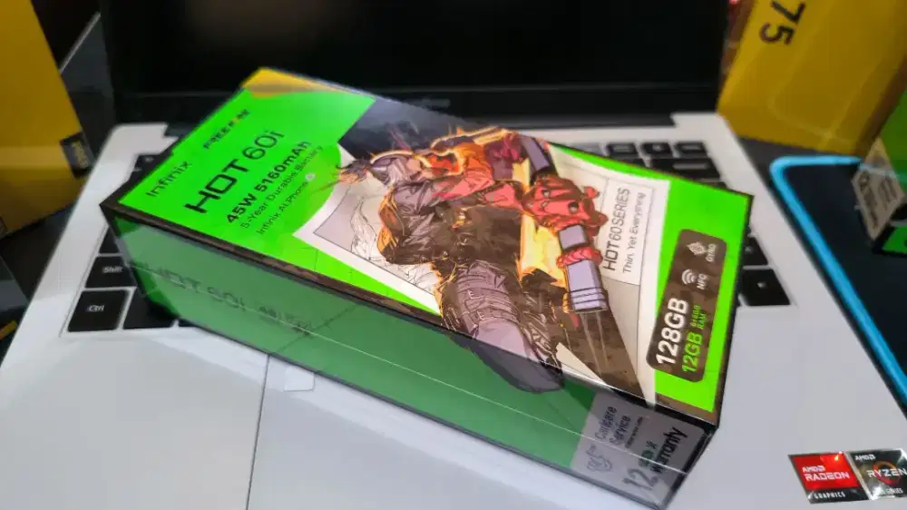 INFINIX HOT 60i NFC. RAM 6GB+128GB. BNIB/BARU/SEGEL. BISA COD SERKOT