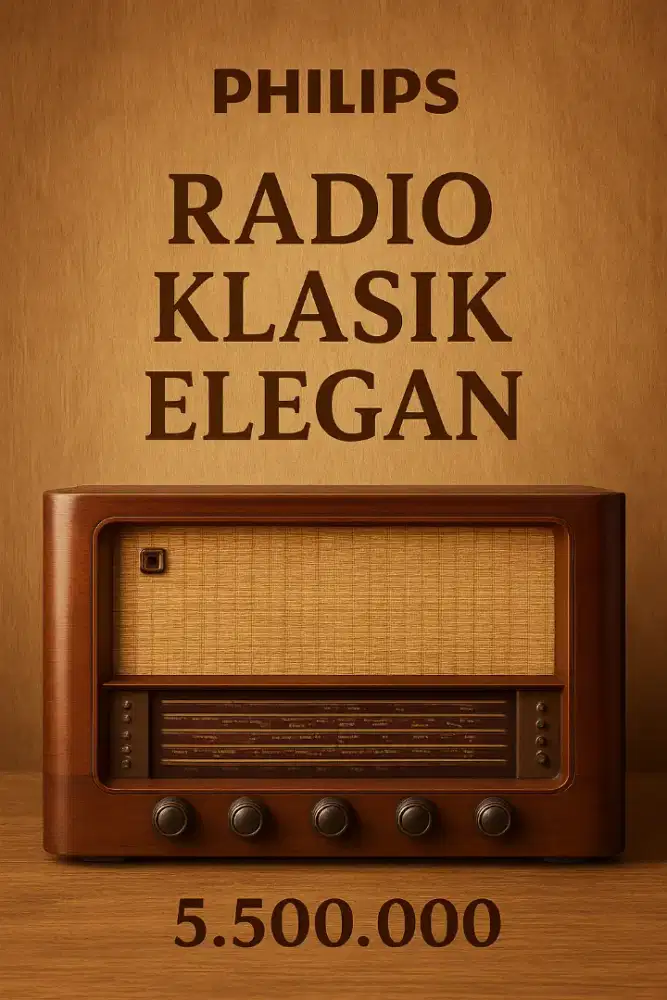 Radio Tabung Philips Interphone AF7800 Asli