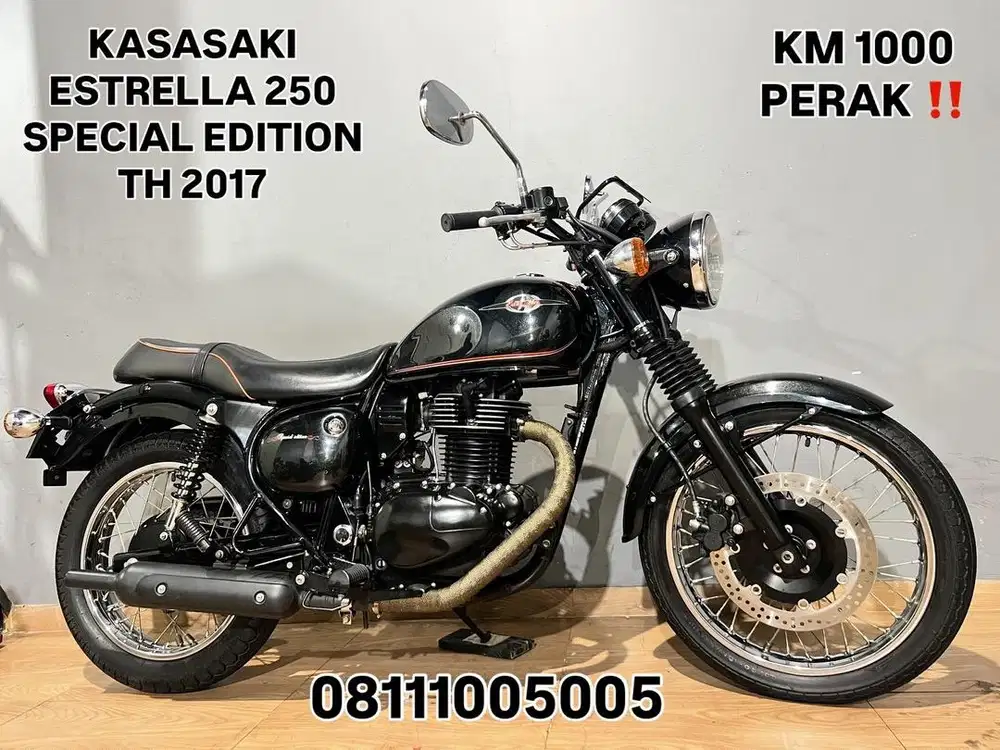 KM 1000 PERAK KAYA BARU , KAWASAKI ESTRELLA 250 W250 TH 2017 SUPERBB