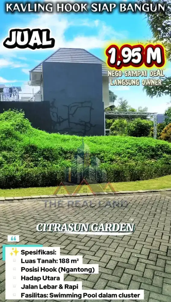 KAVLING HOOK LOCATION CITRASUN GARDEN SEMARANG