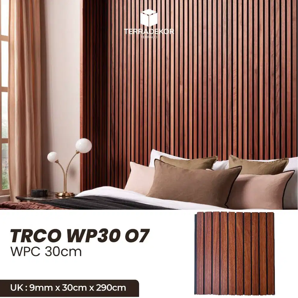 2.9Meter x 30 Cm Wood Panel WPC / Wood Panel WPC / Woodpanel Wallpanel