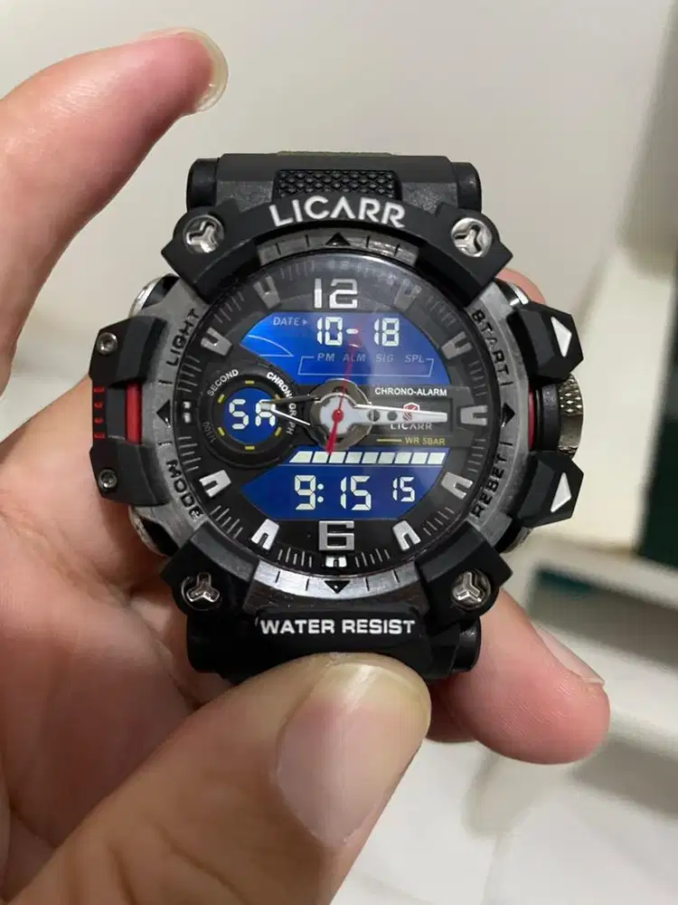 Jam Tangan Digital Licarr mirip Casio Gshock