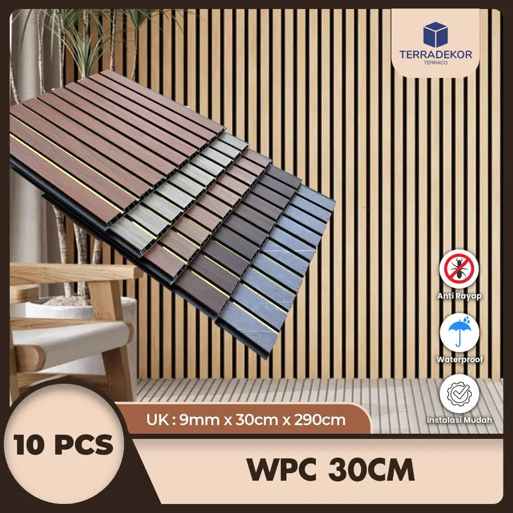 Wall Panel 30cm Dekorasi Dinding 290*30cm Anti Rayap TERRADEKOR