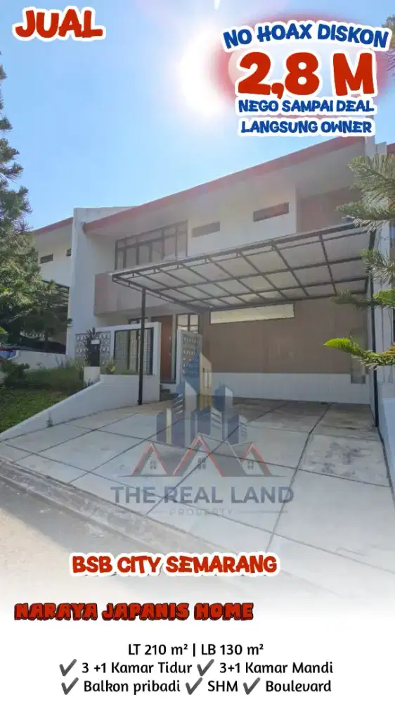 BEBERAPA REKOMENDASI RUMAH MEWAH DI NARAYA RESIDENCE BSB SEMARANG