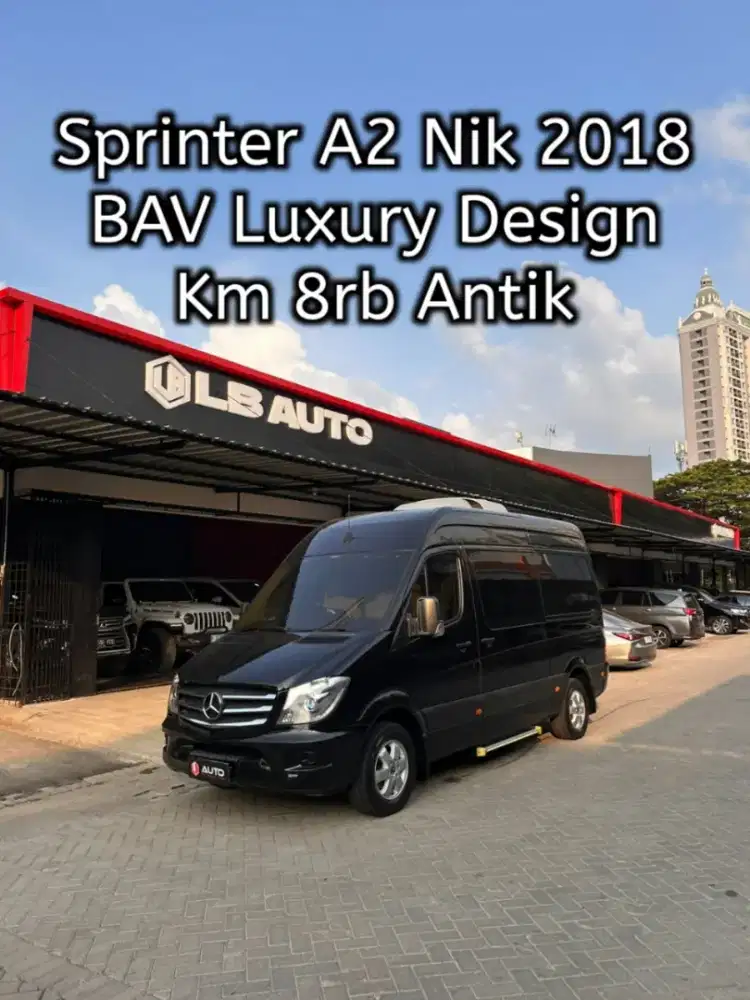 Mercedes-Benz Sprinter 315 CDI A2 Diesel M/T 2018 Hitam Km8rb B7227AB