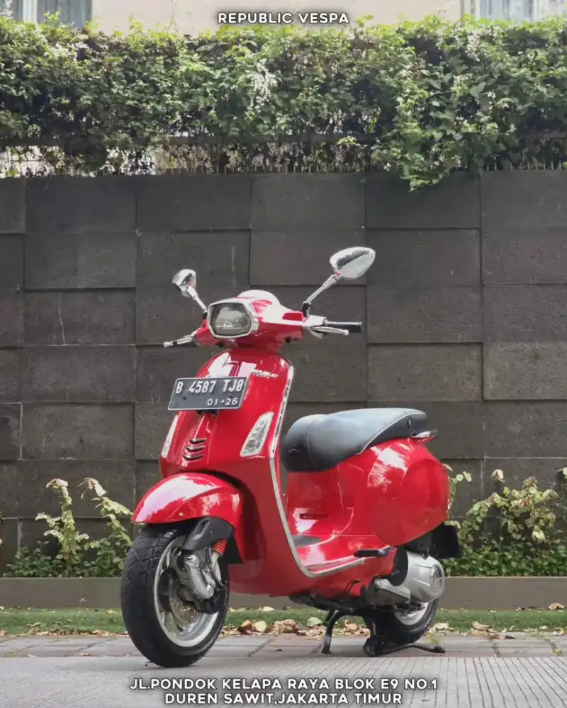 DIJUAL PIAGGIO VESPA SPRINT 150 3V TH 2015 PEERFECT CONDITION