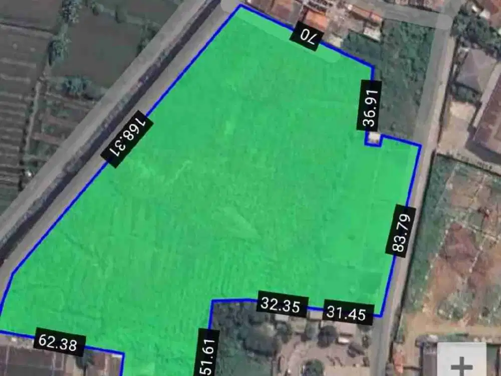 Dijual Lahan 2,1 Ha di Jalan Raya Salembaran Kosambi Tangerang.