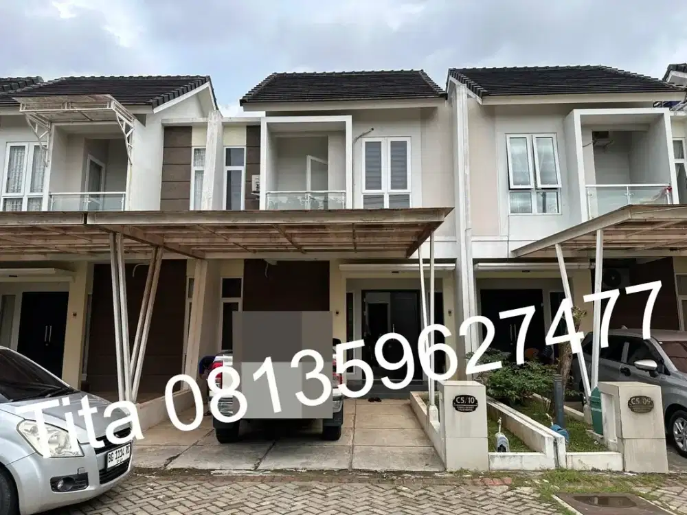 Dijual rumah siap huni 2 lantai Green Resort Palembang
