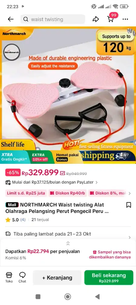 Alat olah raga bru 3 bln jarang bgt dipake mageran dijual aja murah