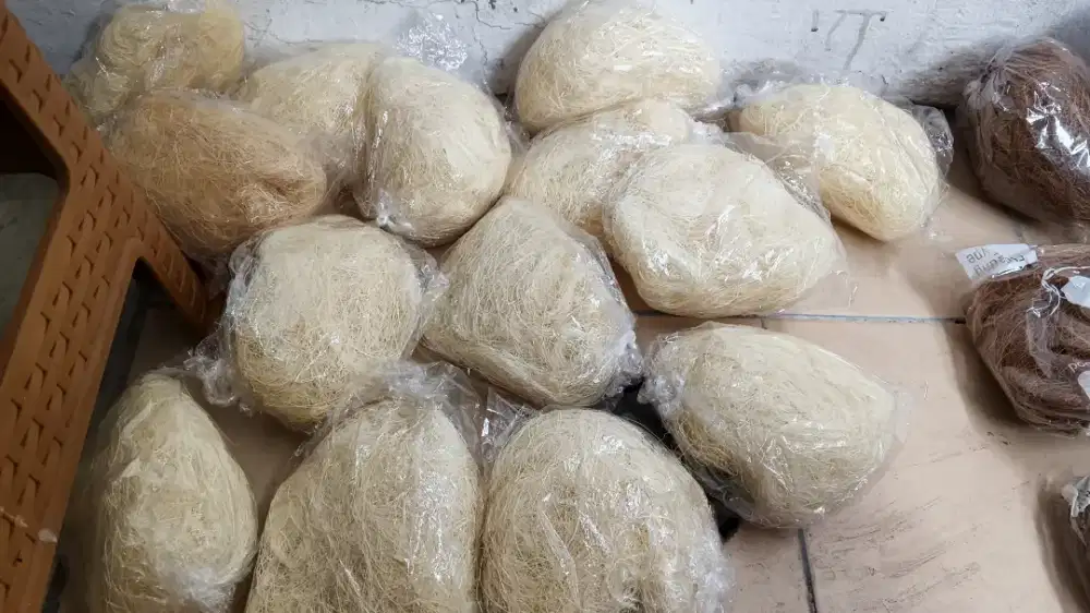 Sarang serat nanas, kelapa, serbuk kayu