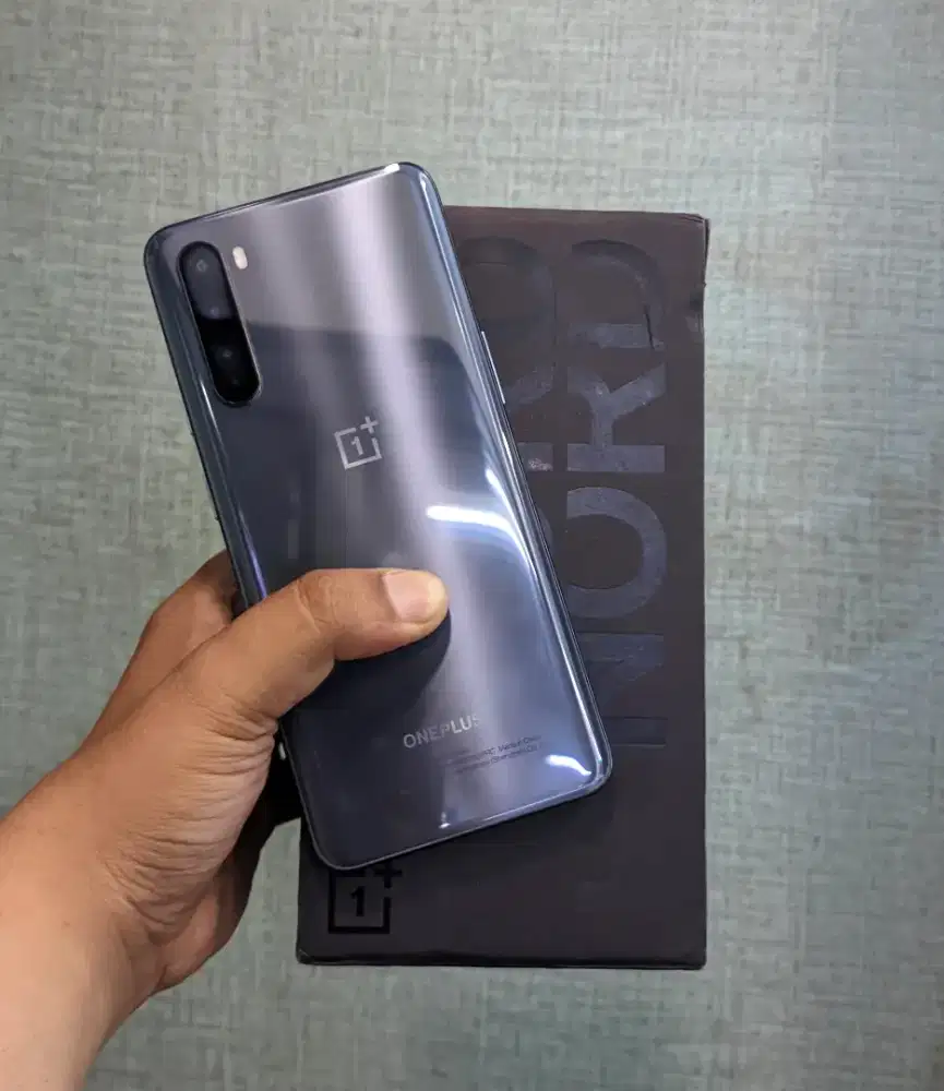 One Plus Nord 5G 8/128 Lengkap Fullset Mulus Original