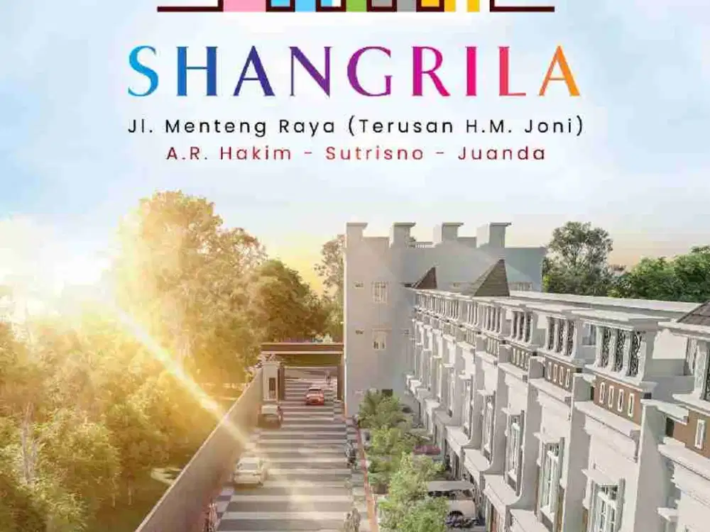 dijual komplek shangrila jalan menteng raya