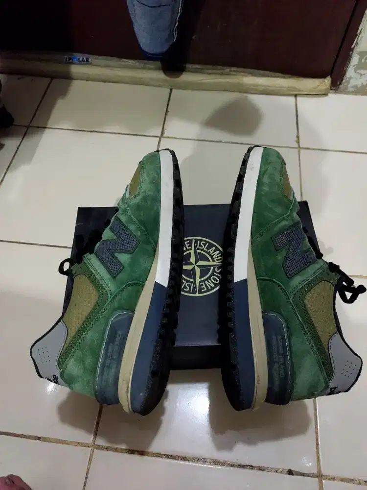 New balance x stone island U 574 LGiL in olive uk 44