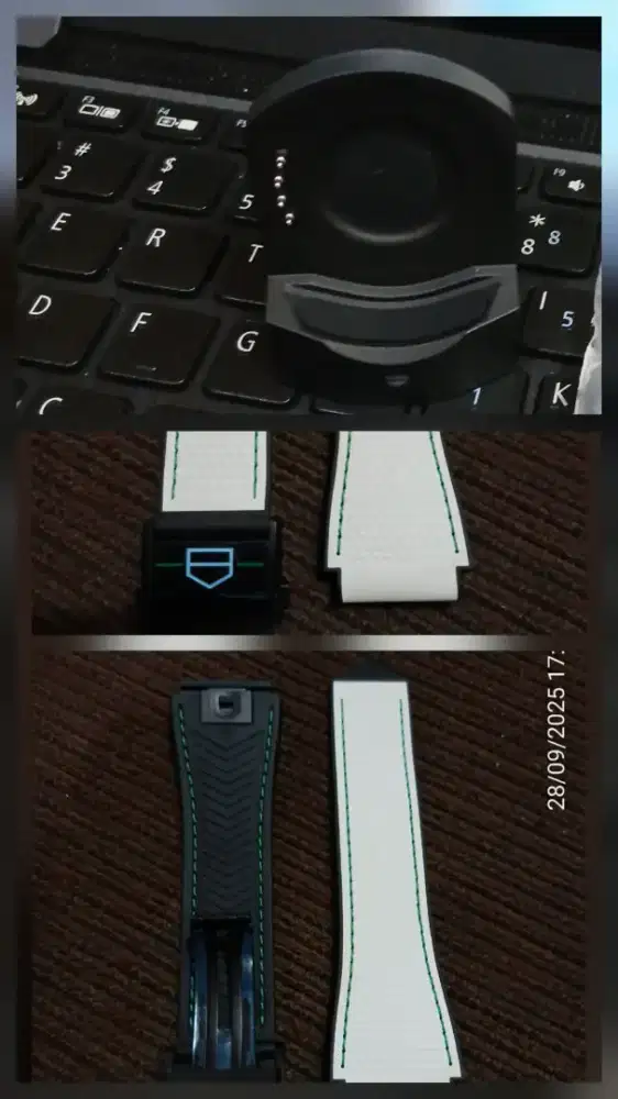 White Strap Tag Heuer Connected Calibre E4 Golf Edition + Charger