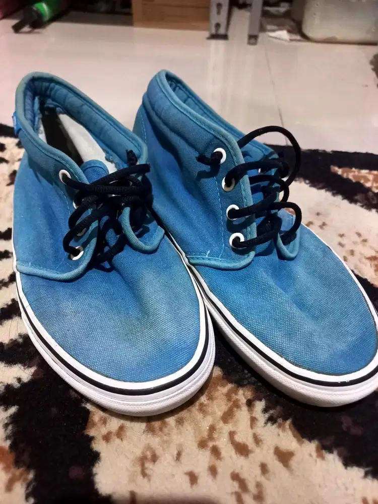 Sepatu Vans Biru Ori Kondisi bagus terawat
