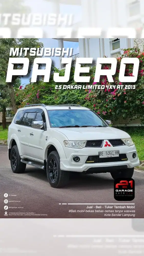 Mitsubishi pajero 2013 Dakar 4x4 diesel metik istimewa dp 25 juta yuk