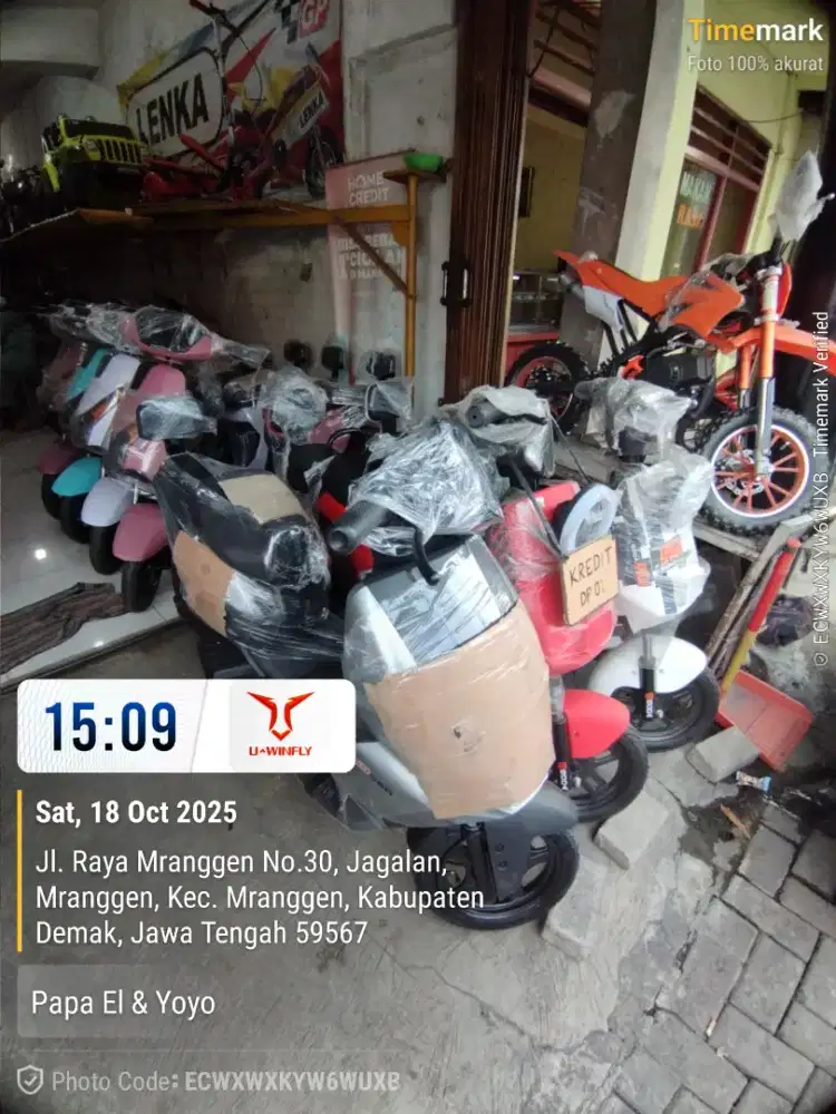 Sepeda Listrik Uwinfly D66A