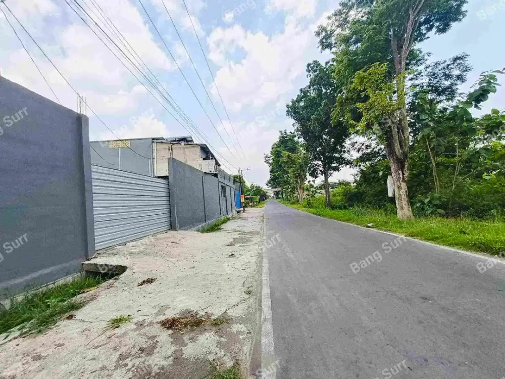 tanah murah banget Prospek bangun gudang pabrik area jaten dekat jln ringrod solo karanganyar