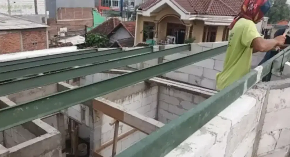 Rangka atap CNP penutup spandek