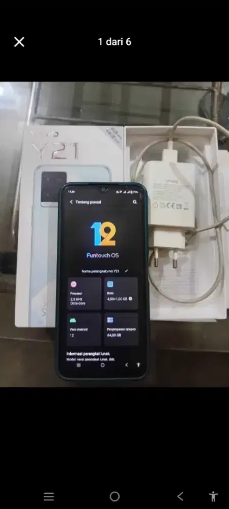 Jual Cepat Vivo Y21 4+1/64