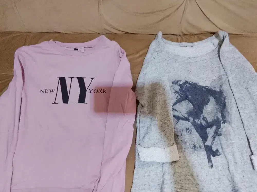 Kaos casual lengan panjang