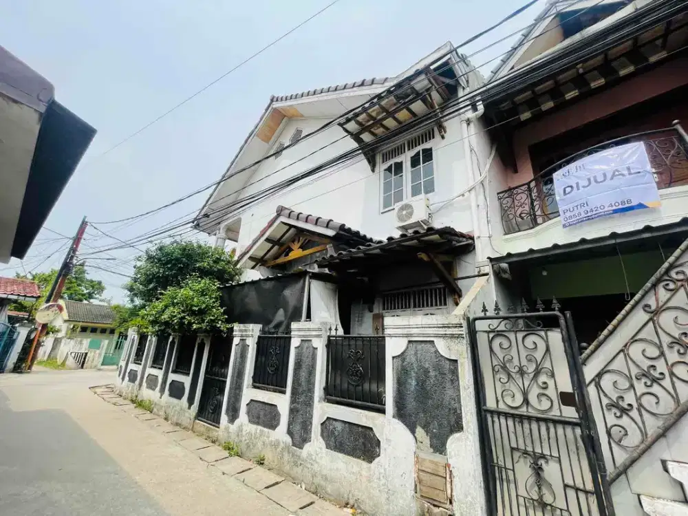 Rumah Lama dan kontrakan 2 lantai Dekat Tol Pondok Gede