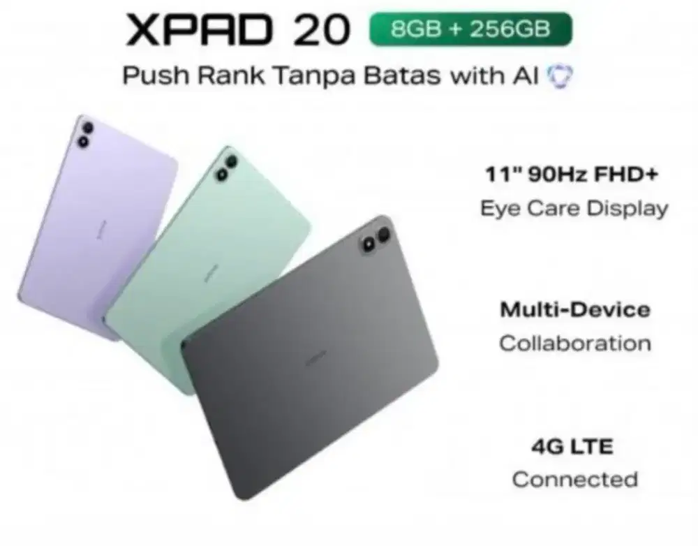 Infinix Xpad 20 LTE ram 8gb internal 256Gb