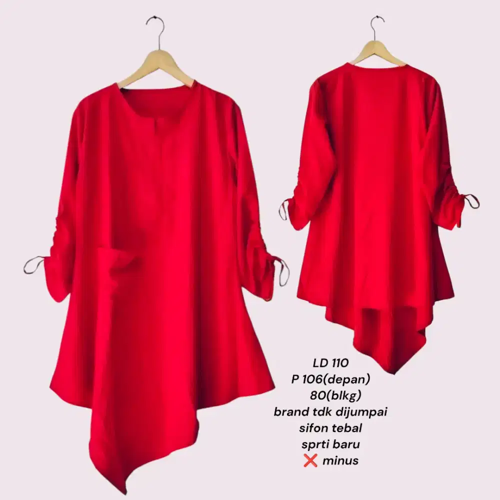 Blouse wanita dan kaftan anak preloved/second