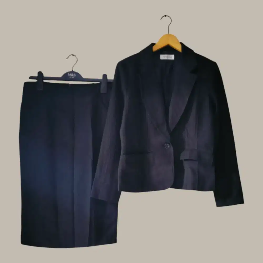 Blazer one set wanita preloved/second