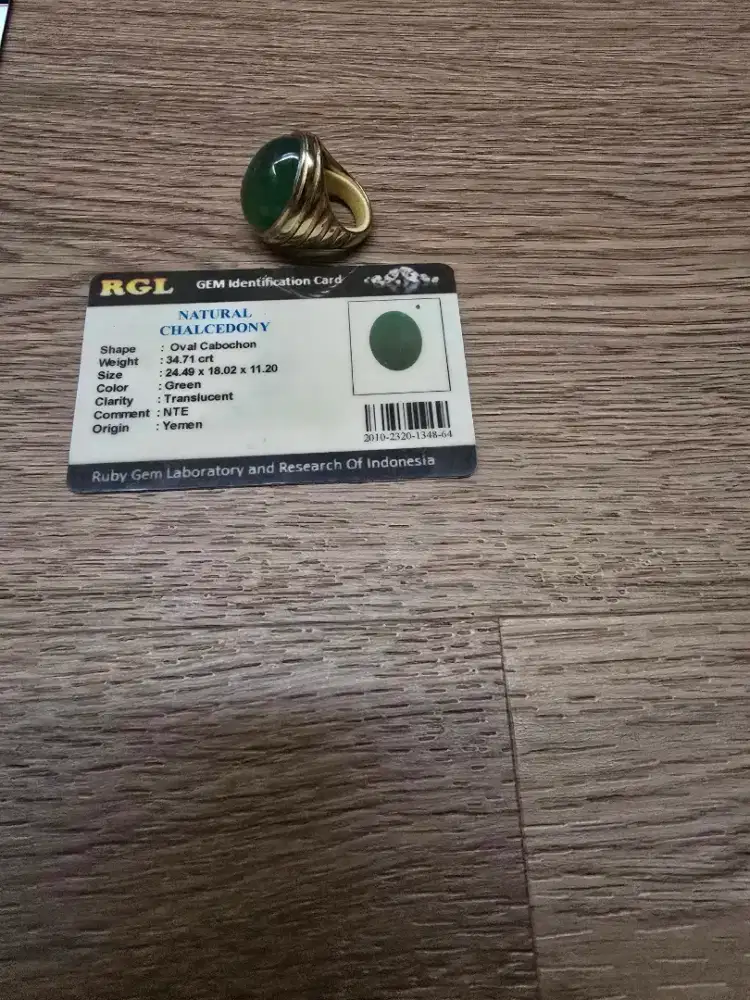 Batu Yaman hijau NTE