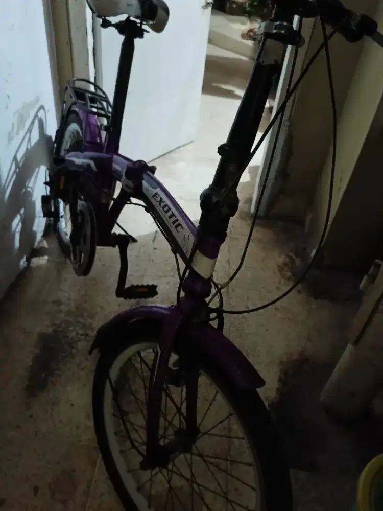 Bismilah...djual sepeda lipat merek exotic...kondisi baik 500rb nego
